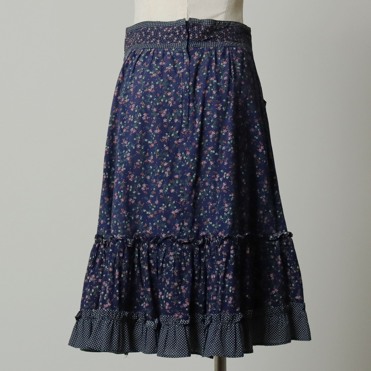 古着 70年代 ガンネサックス GUNNE SAX GUNNIES ガニーズ ドット柄  