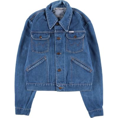 古着 70年代 ラングラー Wrangler デニムジャケット メンズM相当