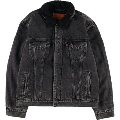 古着 リーバイス Levis LEVIS PREMIUM 中綿入り ブラックデニムボア