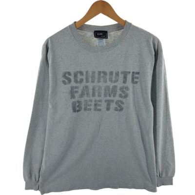 古着 FOX RACING モトクロスシャツ Vネック ロングTシャツ ロンT