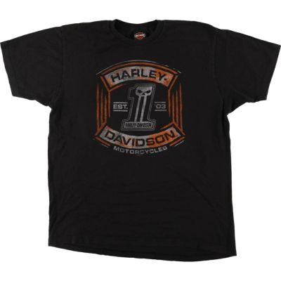 古着 ハーレーダビッドソン Harley-Davidson モーターサイクル バイクT