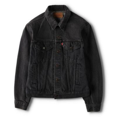 リーバイスブラックデニムジャケット70507-4159 ヴィンテージ 古着 90年代 リーバイス Levis 70507-4159 ブラック デニム