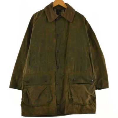 80年代 バブアー Barbour BORDER ボーダー 2ワラント ワックスコットン