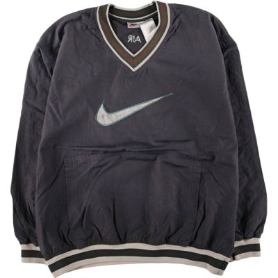 古着 90年代 ナイキ NIKE AIR Vネック ナイロンプルオーバー メンズXL相当 ヴィンテージ /eaa527349 【中古】 【250319】
