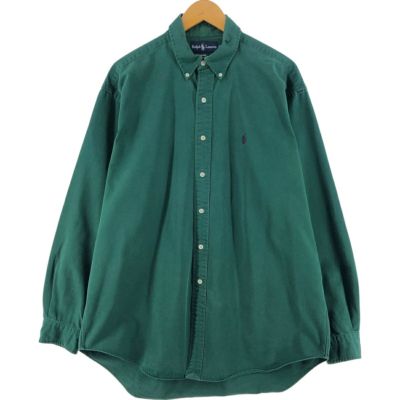 ラルフローレン BLARE 長袖シャツ 90's Polo Ralph Lauren BLAIRE BD Shirt Black M / ポロ