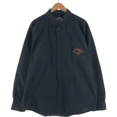 古着 ハーレーダビッドソン Harley-Davidson 半袖 ワークシャツ