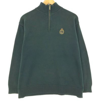 古着 ラルフローレン Ralph Lauren LAUREN ローレン コットンニットハーフジップセーター レディースL /eaa435121 【中古】 【240406】 ss2503_30