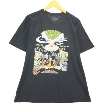 古着 GREEN DAY グリーンデイ バンドTシャツ バンT メンズM相当