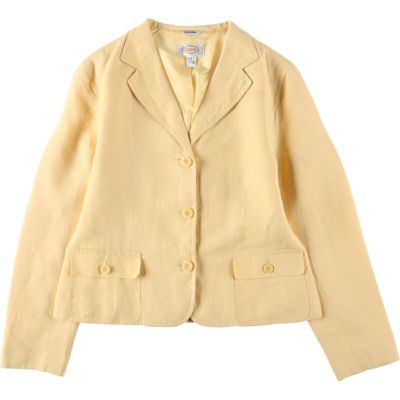 古着 タルボット Talbots リネンテーラードジャケット レディースM相当 /eaa530214 【中古】 【250321】 【ADEL/アデル】