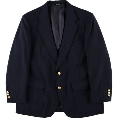 90s ノードストローム Nordstrom ウールジャケット ブルゾン 古着 ノードストローム nordstrom 紺ブレザー テーラード