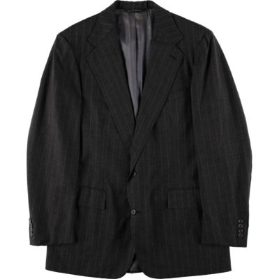 古着 90年代 ラルフローレン Ralph Lauren POLO by Ralph Lauren ストライプ柄 テーラードジャケット USA製 メンズL相当 ヴィンテージ /eaa582259 【中古】 【250921】