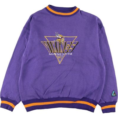 90s ミネソタ バイキングス NFL USA製 スウェットトレーナー 紫色