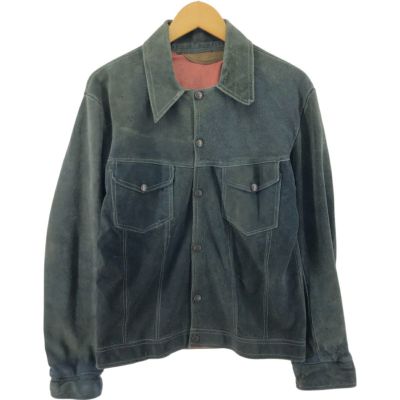 古着 スエードレザージャケット メンズL相当 /eaa527464 【中古】 【250321】