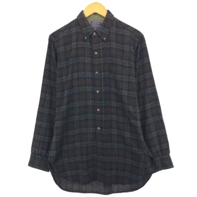 古着 50年代 ペンドルトン PENDLETON チェック柄 ウールボタンダウンシャツ メンズM相当 ヴィンテージ /eaa488614 【中古】 【240915】