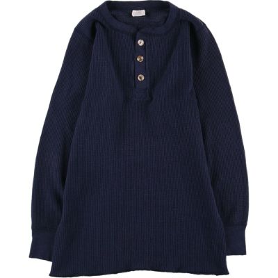 90年代　グラミチ　ワッフル　ヘンリーネック　カットソー　ロンt 古着　M 90年代 グラミチ ワッフル ヘンリーネック カットソー ロンt