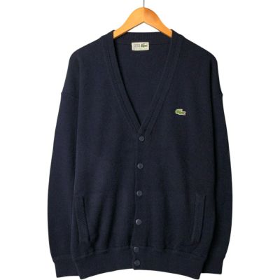 90s ヴィンテージ　フレンチラコステ　フランス製　カーディガン　ベージュ LACOSTE（カーディガン）のフリマアイテム一覧