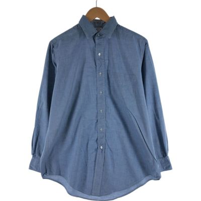 長袖シャツ　ブルックスブラザーズ　アメリカ製ヴィンテージ90s 青ブルー　古着 古着 90年代 ブルックスブラザーズ Brooks Brothers MAKERS 長袖