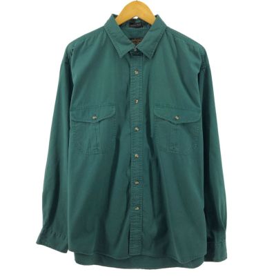 古着 80～90年代 エディーバウアー Eddie Bauer 長袖 コットン