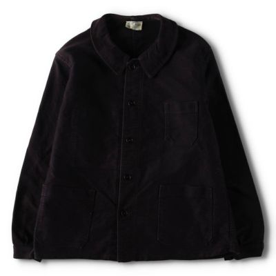 古着 60年代 DUBURE&DEVERCHERE ブラック モールスキン ユーロ