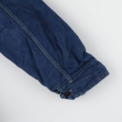 古着 濃紺 60～70年代 シアーズ Sears ROEBUCK デニムカバーオール USA