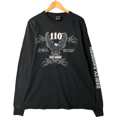 希少 Harley-Davidson ハレーダビッドソン 袖フレイム イーグル 希少 Harley-Davidson ハレーダビッドソン 袖フレイム イーグル 00s