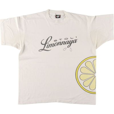 古着 90年代 スクリーンスターズ SCREEN STARS LIMONNAYA リモンナヤ プリントTシャツ USA製 メンズXL相当 ヴィンテージ /eaa481676 【中古】 【240916】