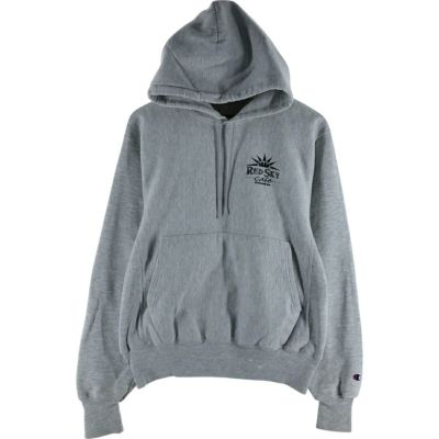 古着 00年代 チャンピオン Champion PREMIUM REVERSE WEAVE プレミアムリバースウィーブ バックプリント スウェットプルオーバーパーカー メンズS相当 /eaa528620 【中古】 【250322】