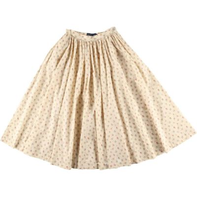 古着 ラルフローレン Ralph Lauren 花柄 ロング ギャザースカート レディースM相当 /eaa530212 【中古】 【250322】 【ADEL/アデル】