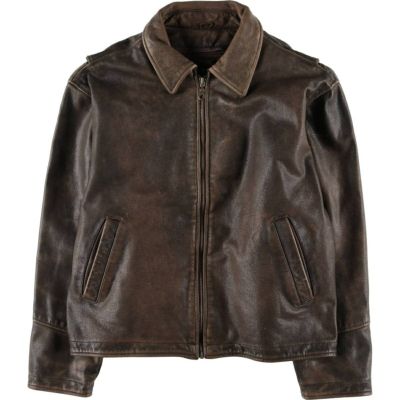 古着 ~90年代 ウィルソンズ WILSONS 中綿入り レザージャケット メンズXL相当 /eaa528431 【中古】 【250322】
