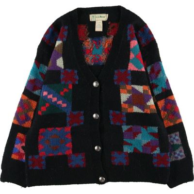 L.L.Bean - 80s エルエルビーン ネイティブ柄 ウール ニット