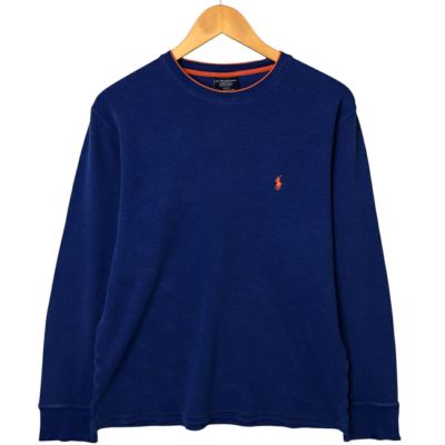 古着 ラルフローレン Ralph Lauren POLO RALPH LAUREN SLEEPWEAR サーマルロンT ワッフル メンズM相当 /eaa527131 【中古】 【250323】 【NL2503】