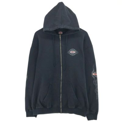 送料無料 百貨店 古着 00年代 ハーレーダビッドソン Harley-Davidson バック パーカー