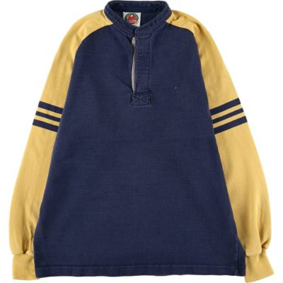 90年代 BARBARIAN バーバリアン SIMPSON 長袖 ラガーシャツ 古着 90~00年代 バーバリアン BARBARIAN ボーダー柄 長袖 ラガーシャツ