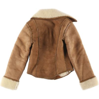 【未使用】NORTH BEACHノースビーチ ムートンポンチョ グレー 羊革天然 未使用】NORTH BEACHノースビーチ ムートンポンチョ グレー 羊革天然