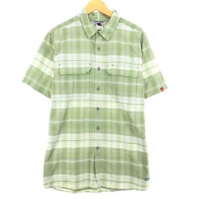 古着 ザノースフェイス THE NORTH FACE チェック柄 半袖