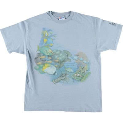 90's Hanes “ICKY ANIMALS” 両面プリント 昆虫 アニマルTシャツ
