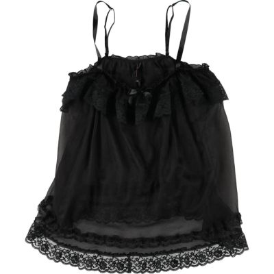 古着 VICTORIAS SECRET フリル シースルー ランジェリー キャミソール レディースM相当 /eaa530224 【中古】 【250324】 【ADEL/アデル】