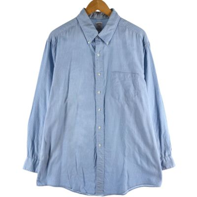 ☆新品未使用☆ブルックスブラザーズ 長袖シャツ ボタンダウン USA製 90s 古着 80～90年代 ブルックスブラザーズ Brooks Brothers MAKERS 長袖