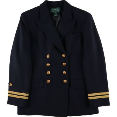 古着 ラルフローレン Ralph Lauren 紺ブレザー テーラードジャケット USA製 レディースM /eaa385173 【中古】  【231029】【エルル】 | 古着屋JAM（ジャム）