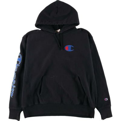 チャンピオン Champion デカ目 スウェットプルオーバーパーカー メンズxxl Eaa 古着屋jam ジャム