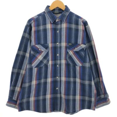 古着 オシュコシュ Osh kosh 長袖 フランネルチェックシャツ メンズL相当 /eaa488522 【中古】 【240920】