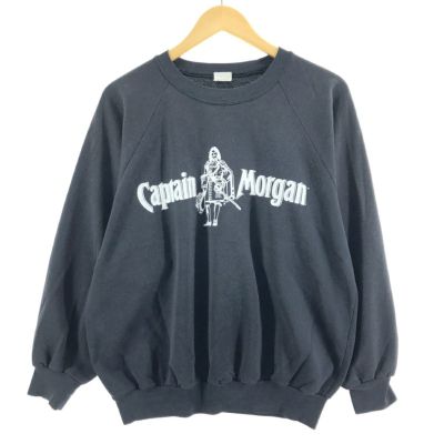 古着 80~90年代 Captain Morgan プリントスウェットシャツ トレーナー カナダ製 メンズXL ヴィンテージ /eaa385463  【中古】 【231030】