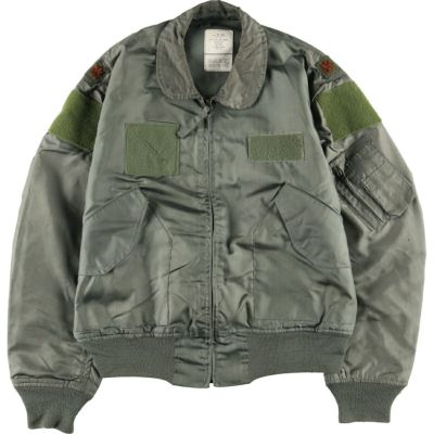 古着 86年納品 米軍実品 CWU-45/P ミリタリー フライトジャケット USA ...