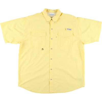 古着 コロンビア Columbia BAHAMA PFG OMNI-SHADE ボタンダウン