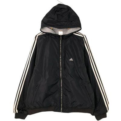古着 00年代 アディダス adidas リバーシブル バックロゴ 中綿パーカー パファージャケット メンズXL相当 /eaa531933 【中古】 【250326】 【NL2503】