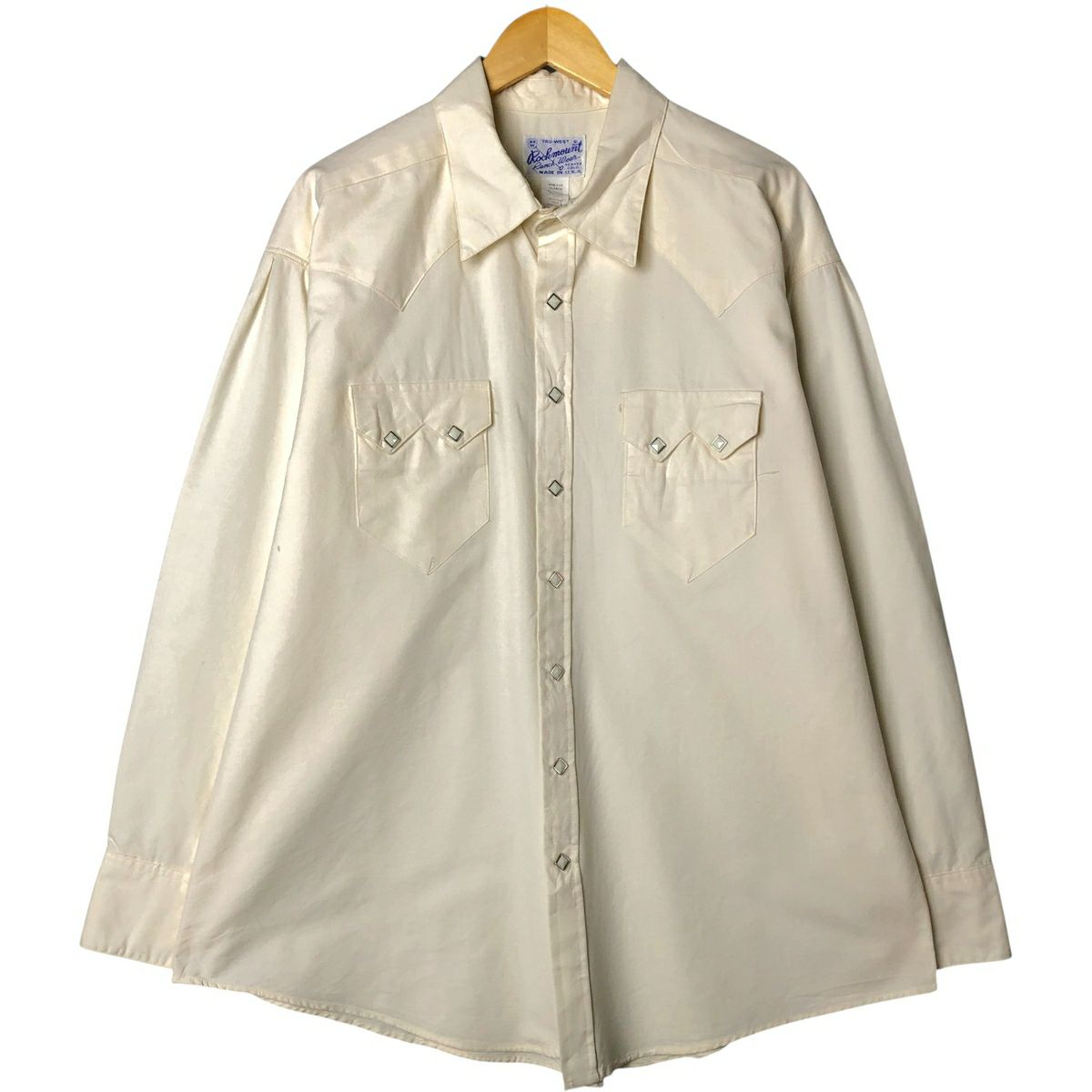 古着 70年代 ロックマウント Rockmount Ranch Wear 長袖 ウエスタン