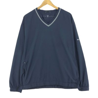 古着 00年代 ナイキ NIKE GOLF ゴルフ ヘンリーネック ナイロン