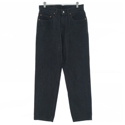 【リーバイス】ブラックデニム　550 ジーパン 30×30 ペンキ　古着 リーバイス】ブラックデニム 550 ジーパン 30×30 ペンキ 古着