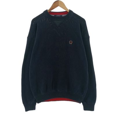 【古着】  トミーヒルフィガー　コットンセーター 古着 90年代 トミーヒルフィガー TOMMY HILFIGER コットンニット