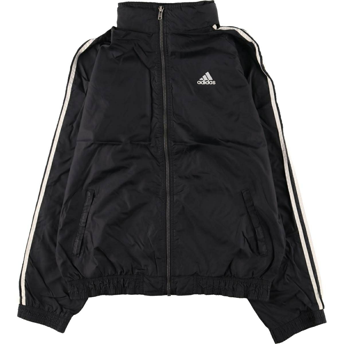 古着 90年代 アディダス adidas TEAM Vネック ナイロンプルオーバー